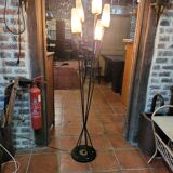 Lampadaire vintage des années 60 , 5 lumières
