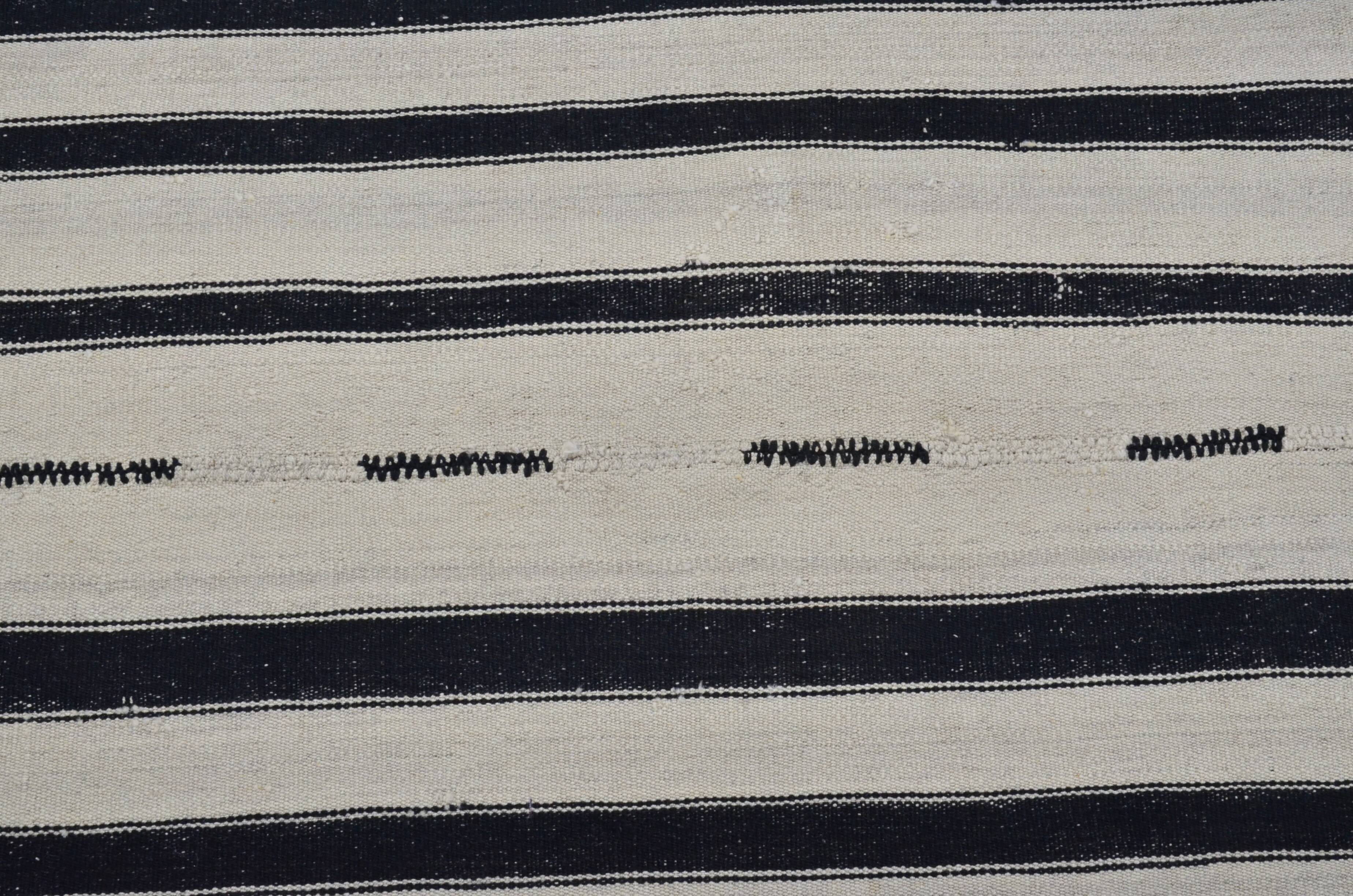 Vintage Stipe Anatolian Kilim Rug sku 3392