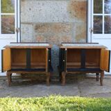 Pair of Art Deco bedside tables