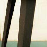 Desserte feet compass folded black steel - skai