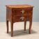 Antique baroque bedside table in rosewood, 18th century.