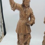 Pair of Tuscan giltwood angel sculptures, late 17th century