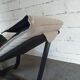 Scandinavian long chair design Ingmar und Knut Relling black leather 70s