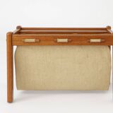 Vintage magazine rack from the 1960s-1970s