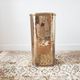 Italian brass hammered umbrella stand 1970-80