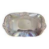 Art Nouveau Bread Basket Silver-Plated Metal Gallia Christofle