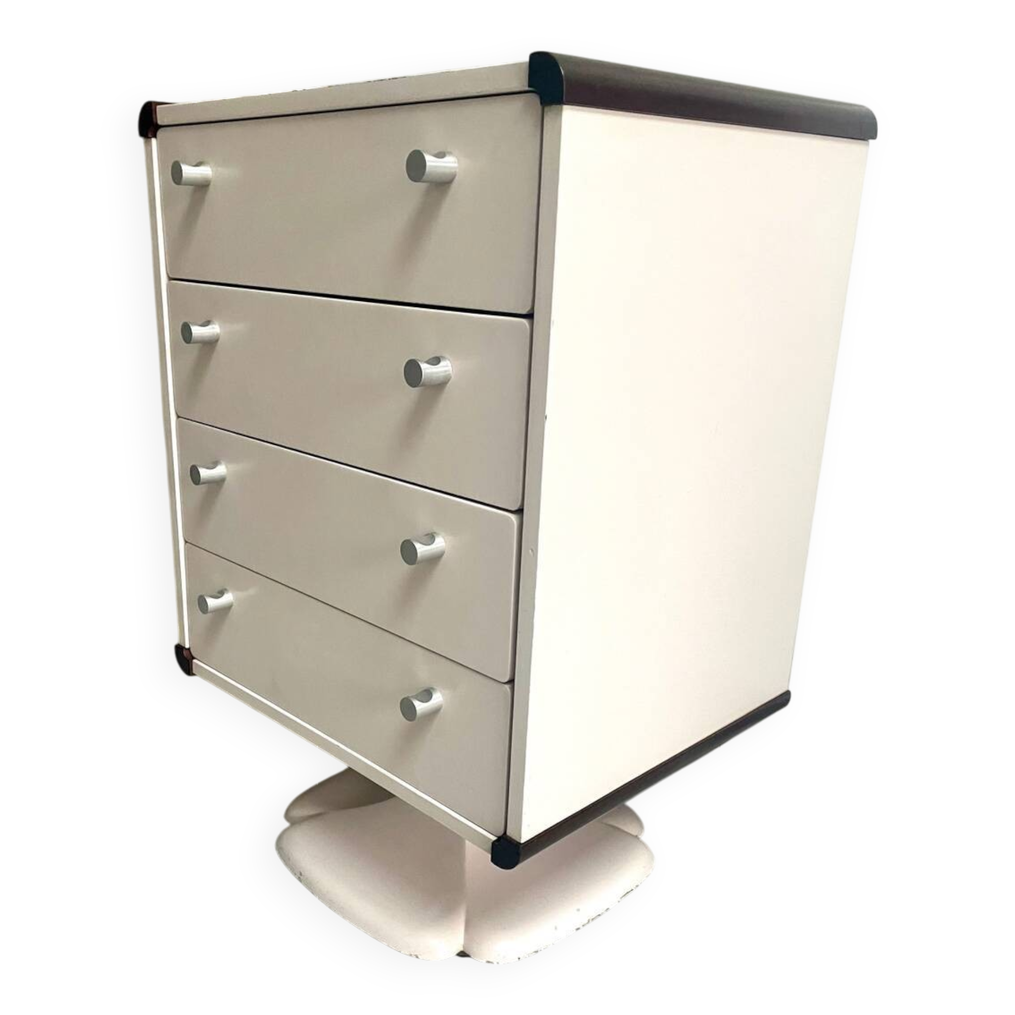 Small tulip-shaped chest of drawers 1970 Gauthier