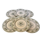 Six Royal Doulton Provençal dessert plates