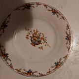 3 old Onnaing earthenware plates