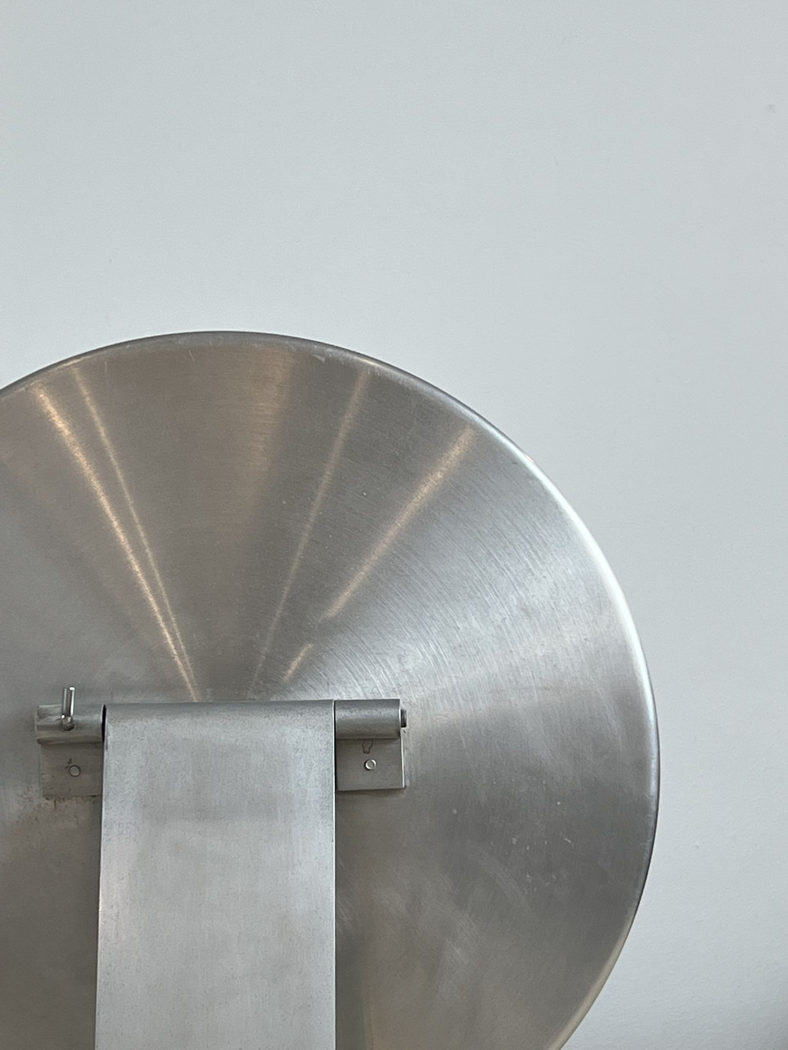 Circular mirror by Pierre Vandel France 70s 47x44cm