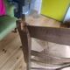 Old country armchair with its original mulch