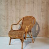 Rattan armchair