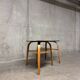 Set of 2 vintage 1960s tripod mediator coffee tables by Steiner.