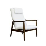 Mid-Century High Back Armchair by Edmund Homa, GFM, Poland, 1960s