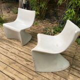 3 Space armchairs by Pinaffo and Scagnellato