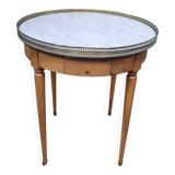 Marble top table called "bouillotte":