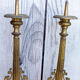 Pair of church candlesticks 57 cm high