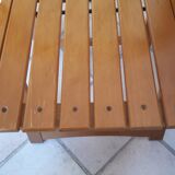 Wooden folding chair