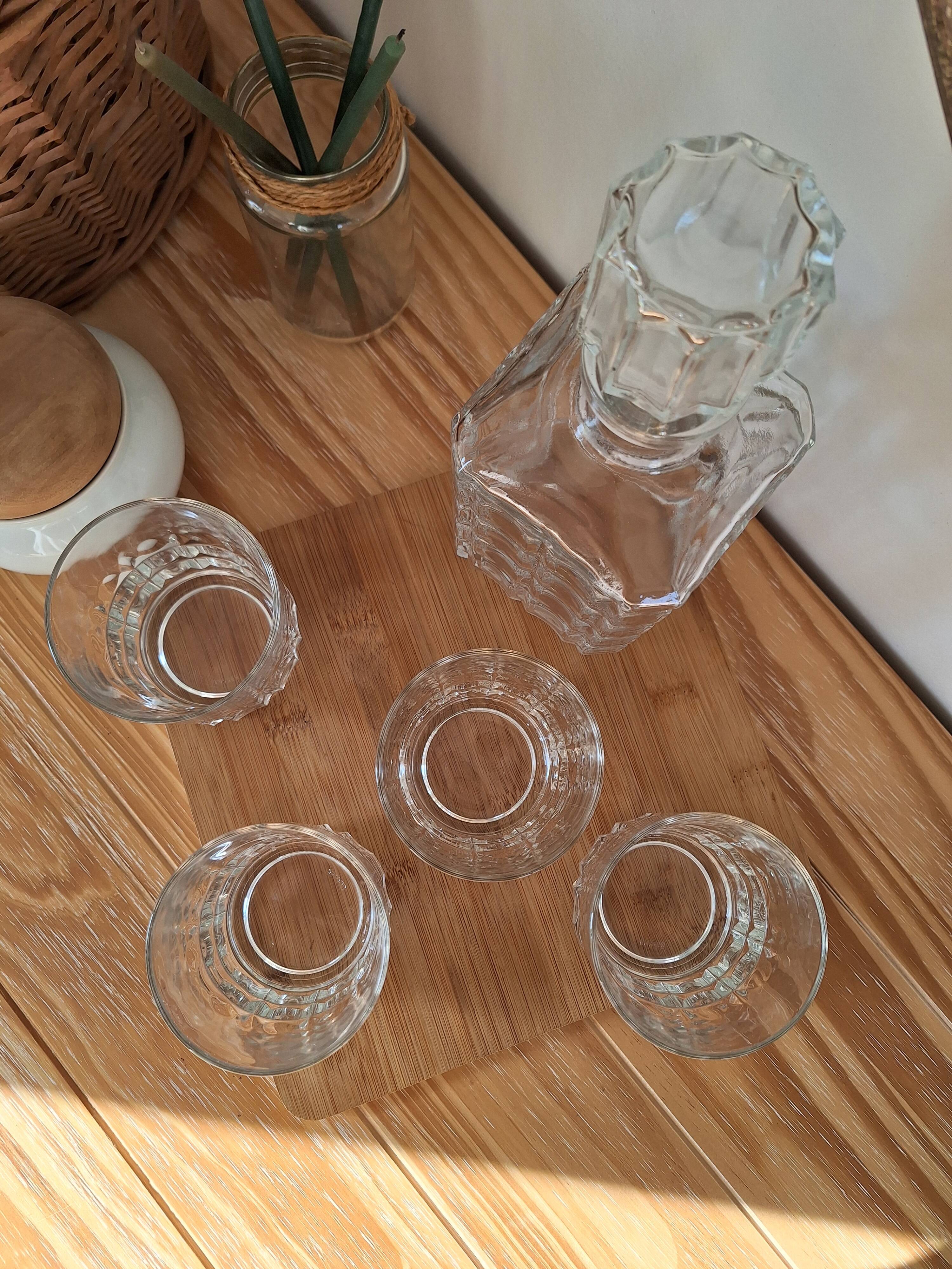 Carafe et verres à whisky
