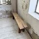 Paire de bancs de ferme en chêne