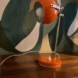 Orange eyeball table lamp