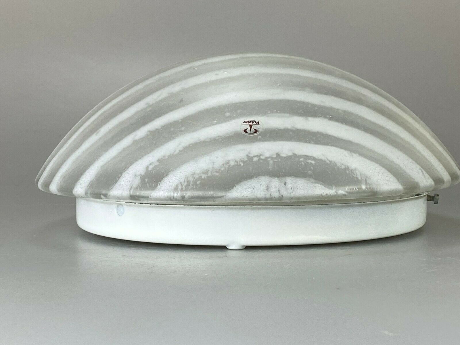 Plafoniere ceiling lamp glass space design lamp 70s