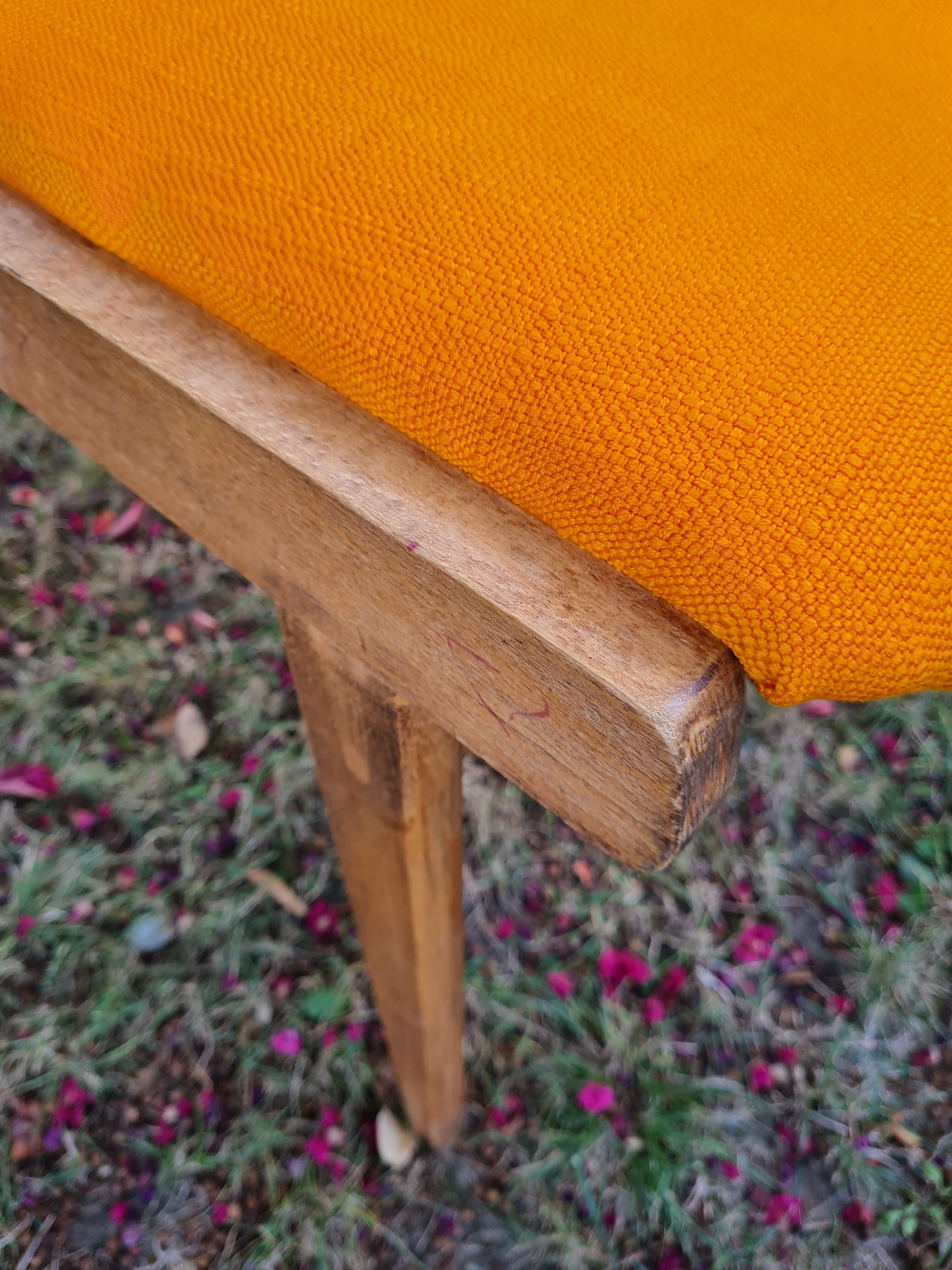 Armchair feet compass design vintage year 50