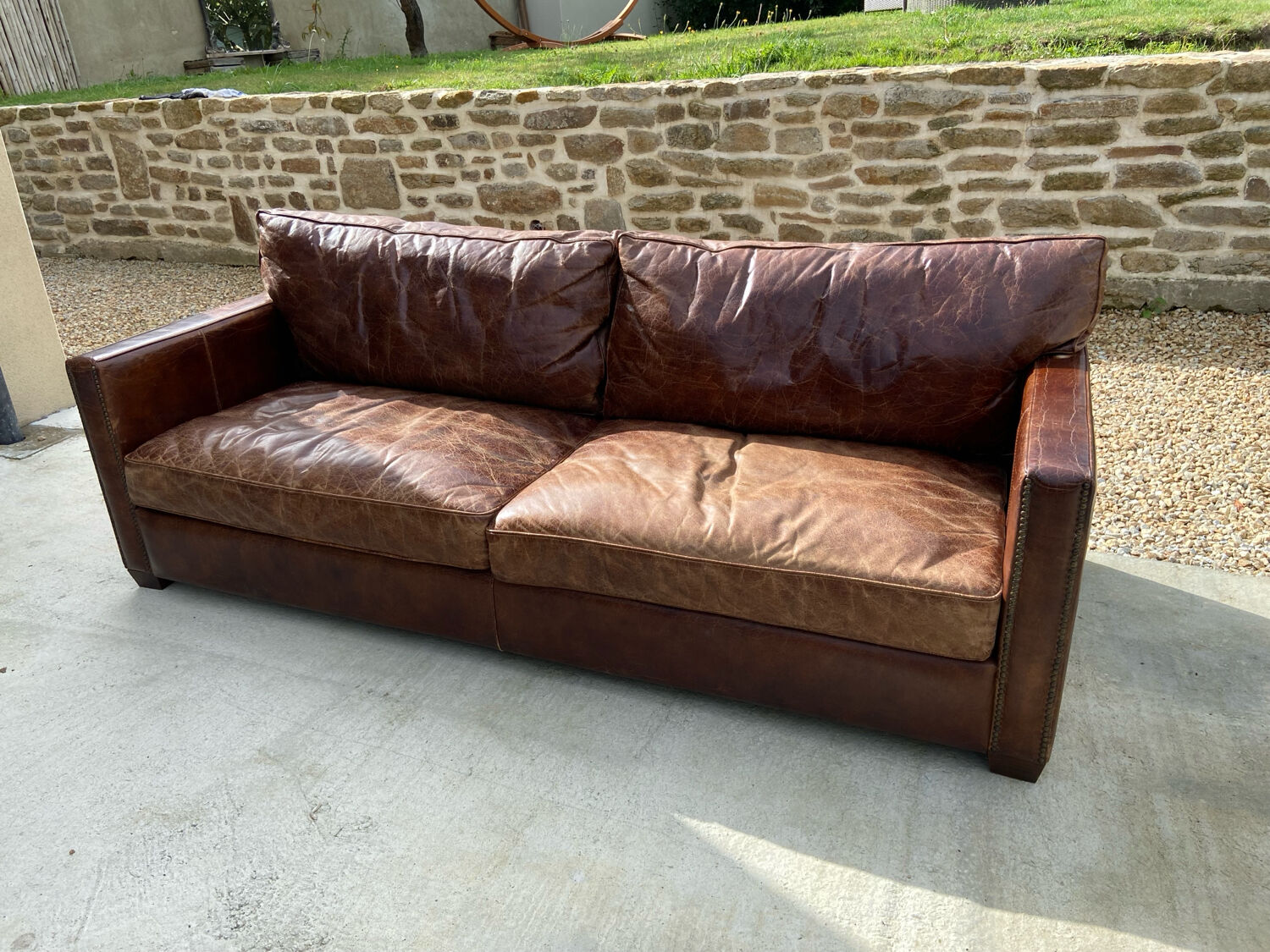 Leather sofa