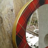 Vintage oval mirror 35x24cm