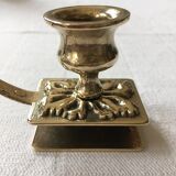 Former candlestick table edge brass