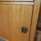 Pair of vintage wooden bedsides