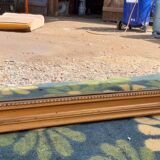 Mirror 19th Wood and Golden Stuk 83x138cm