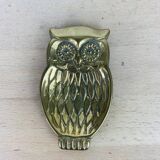 Pocket ring size owl/owl brass