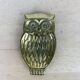 Owl/owl brass ring holder