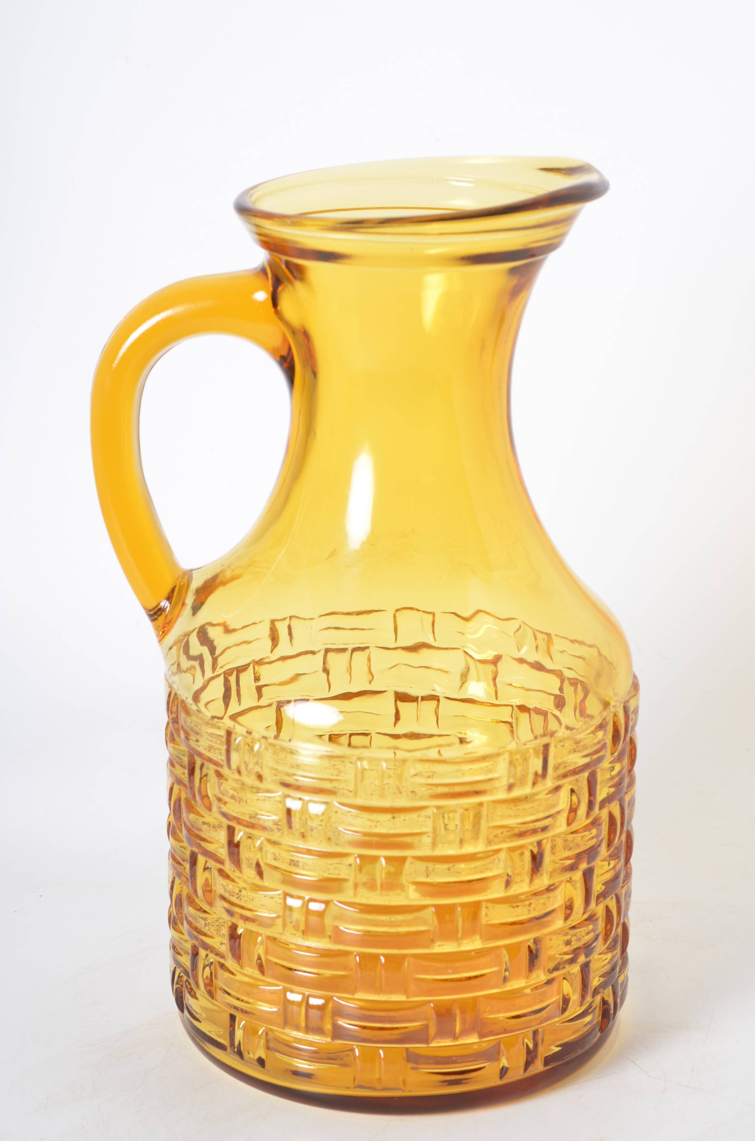 carafe verre ambré