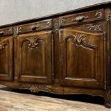 Louis XV style Provençal sideboard in walnut