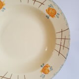 Set of 3 vintage old soup plates