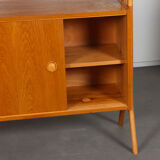Vintage wooden wall unit by Frantisek Jirak, circa 1960