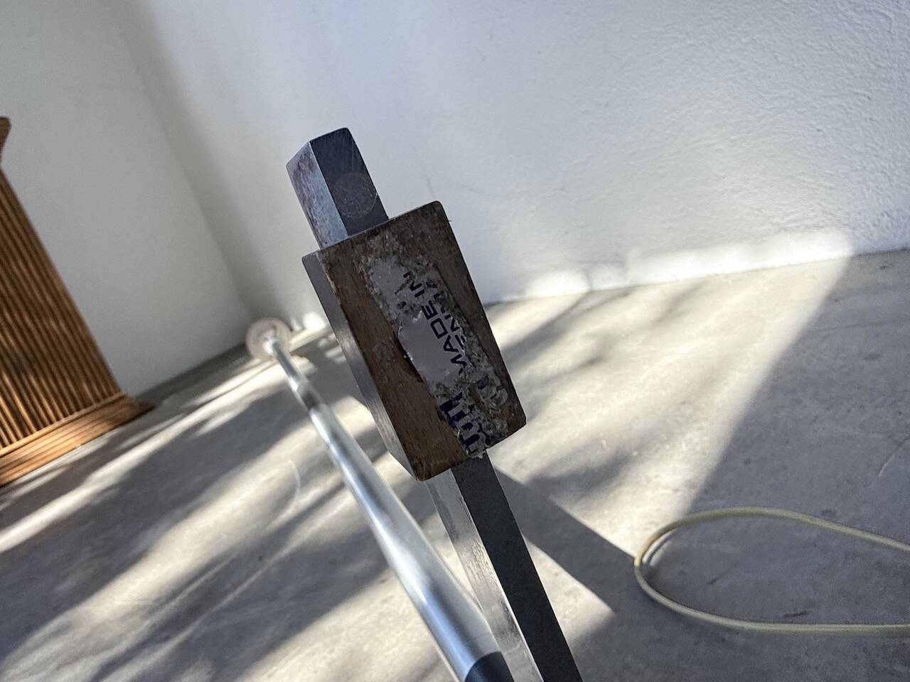 1970s chrome tripod floor lamp Richard