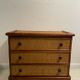 Vintage rattan chest of drawers, bamboo and wood