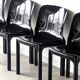 4 vintage chairs model Selene, Vico Magistretti for Artemide, 1970