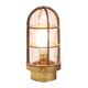 Old Industrial Brass Ship's Lamp Cage Lamp Rotterdam
