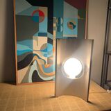 60s stainless steel lamp