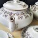 Antique tea service in Sarreguemines U&C earthenware.