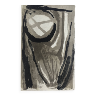 Bram VAN VELDE, Untitled, 1975. Original lithograph signed in pencil