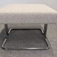 Low stool or tubular ottoman Space Age, France around 1970