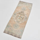 1x3 Oriental Vintage Door Mat Rug, 38x94Cm