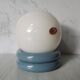 Vintage metal and opaline wall lamp