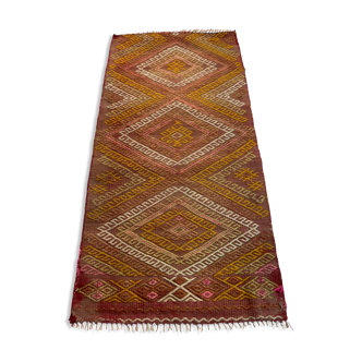 Tapis kilim turc vintage 101 x 47 cm