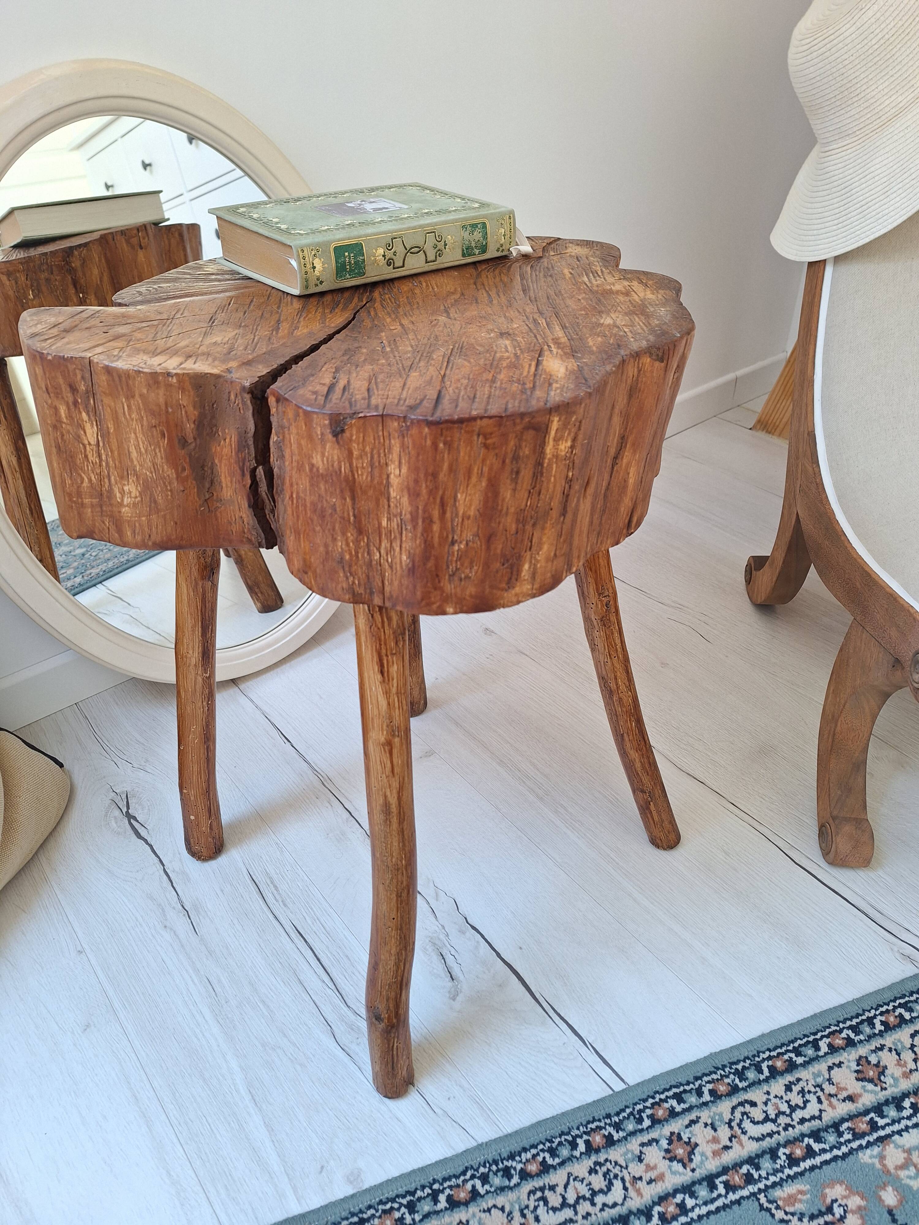 Coffee table, side table, brutalist end table.